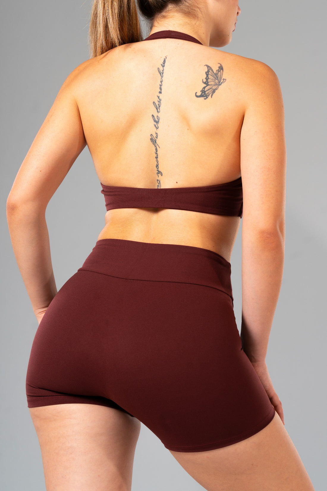 Fever Bordo Halter Bra