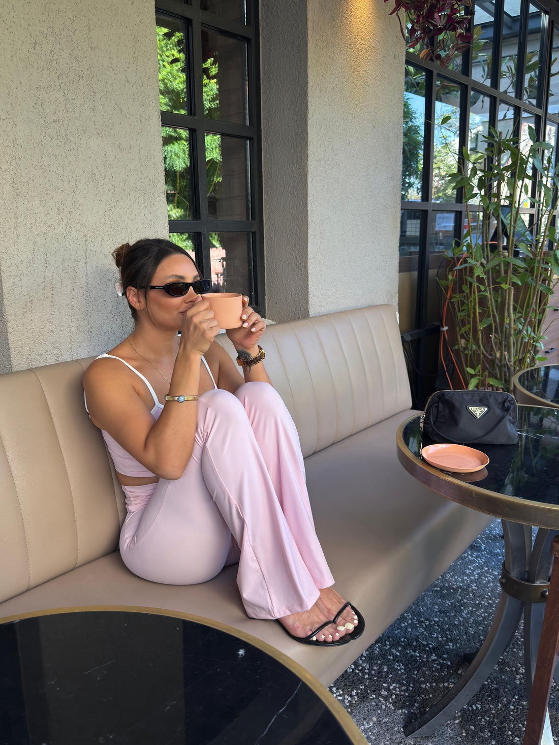 Berry Milkshake İspanyol Paça Tayt