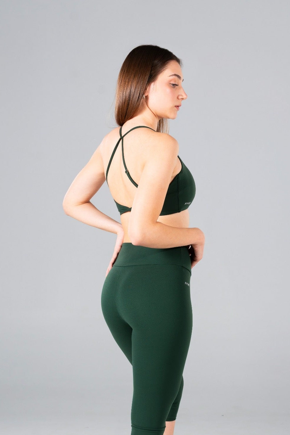 Fever Yeşil Cross Bra